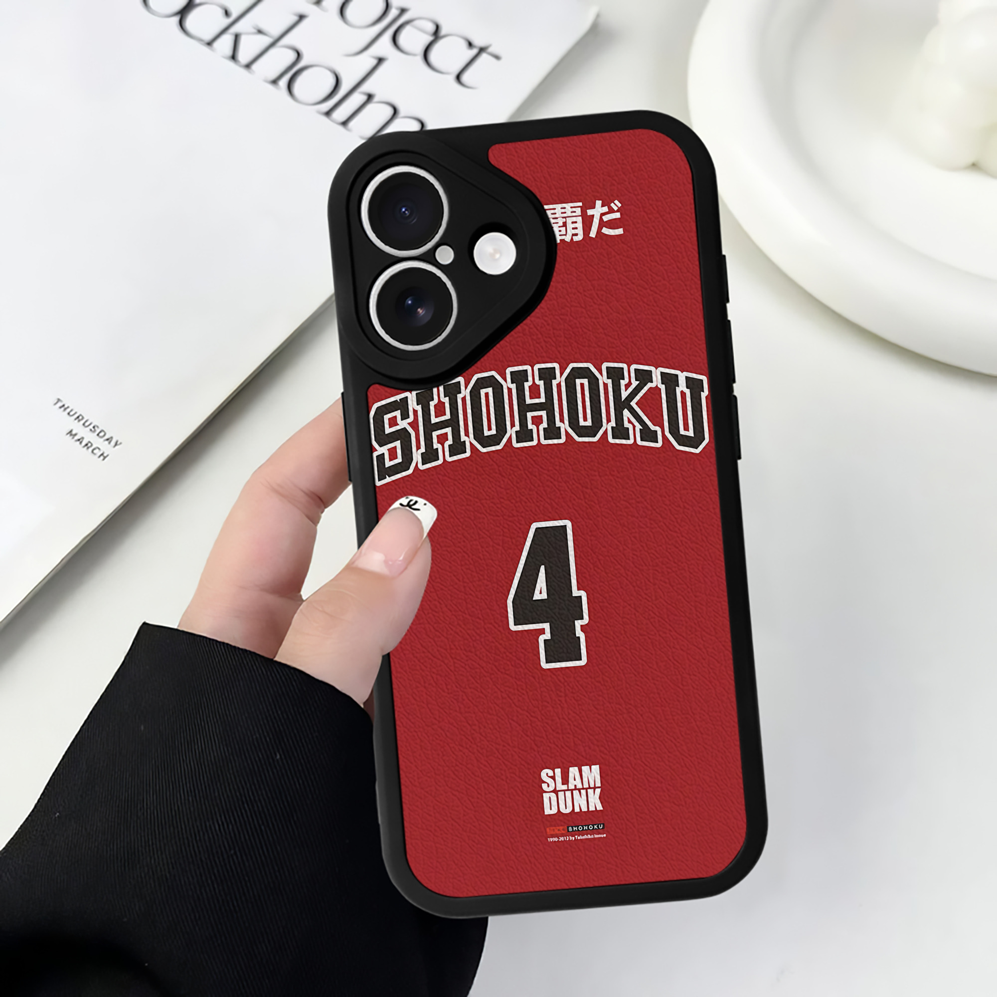 （画像用） SLAM DUNK／スラムダンク 【iPhone 16シリーズ対応】シリコンスマホケース（レザー調） 材質：シリコン